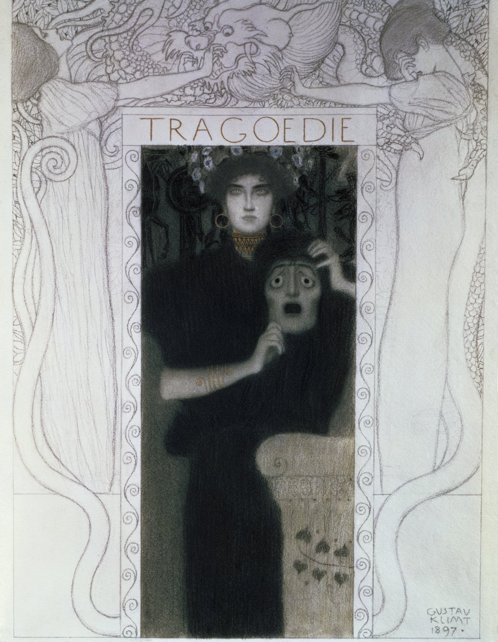 Tragédie, 1897 - Gustav Klimt