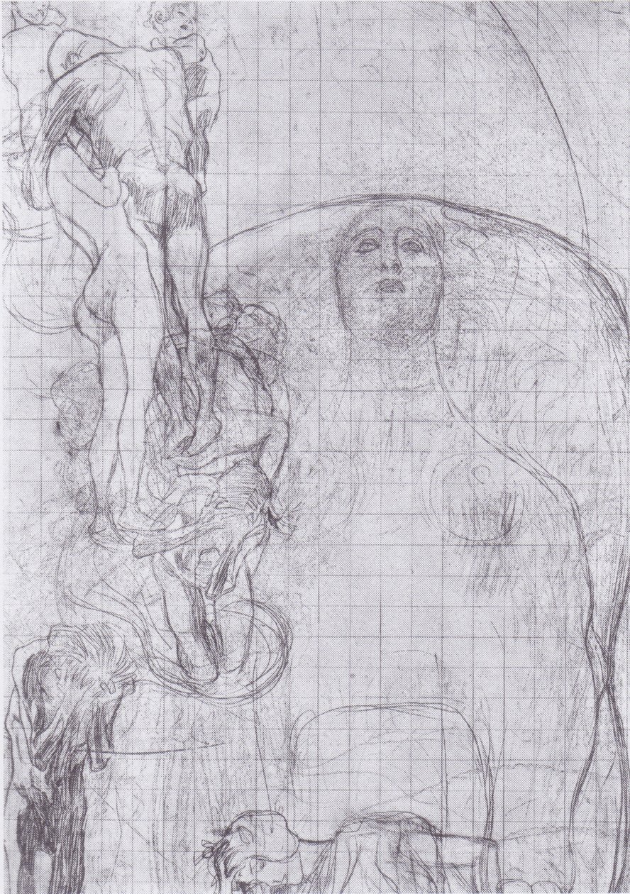 Esquisse de transfert de la philosophie - Gustav Klimt