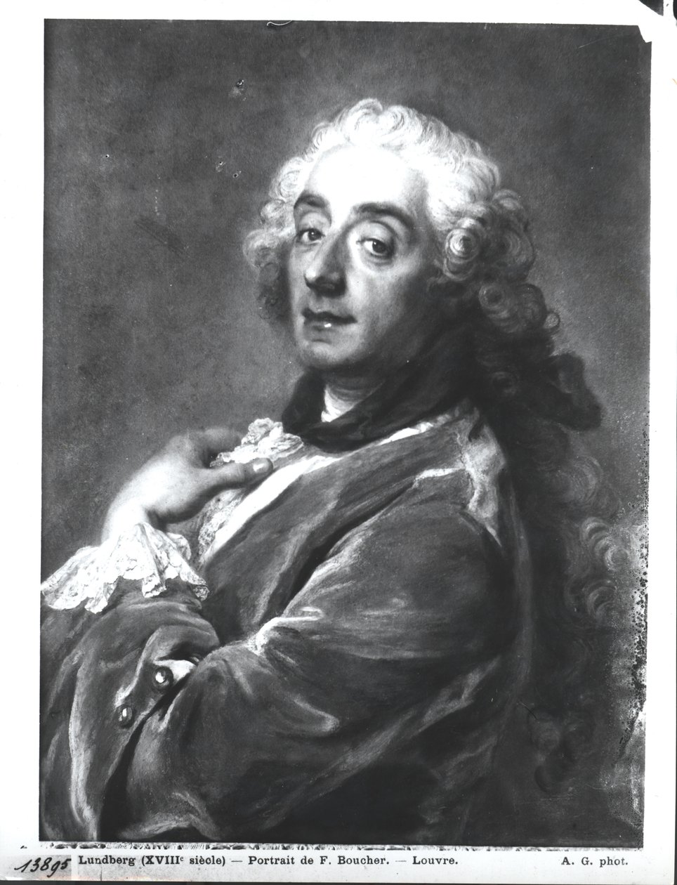 Portrait de François Boucher (1703-70) 1741 - Gustaf Lundberg