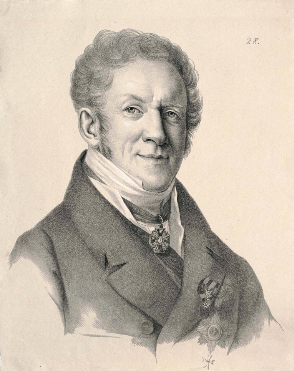 Balthasar Campenhausen (gravure des années 1820) - Gustav Adolf Hippius