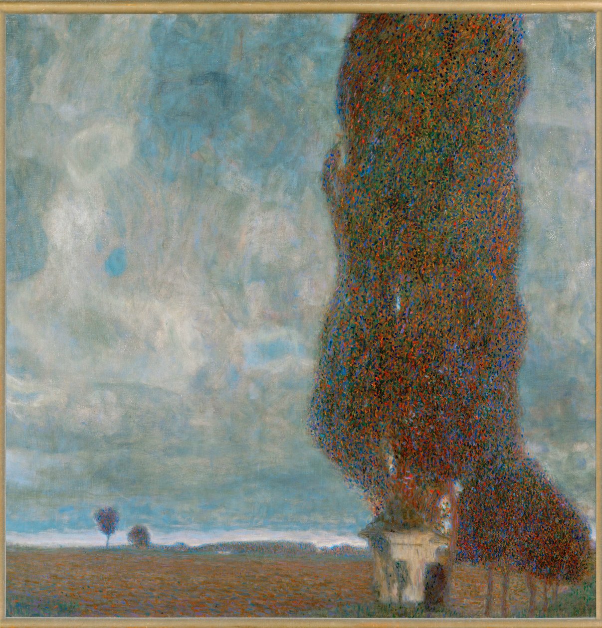 Le grand peuplier (II) or Orage ascendant - Gustav Klimt