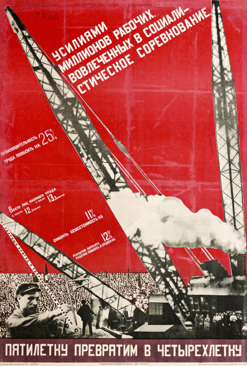 Nous transformerons le plan quinquennal en plan quadriennal - Gustav Klutsis
