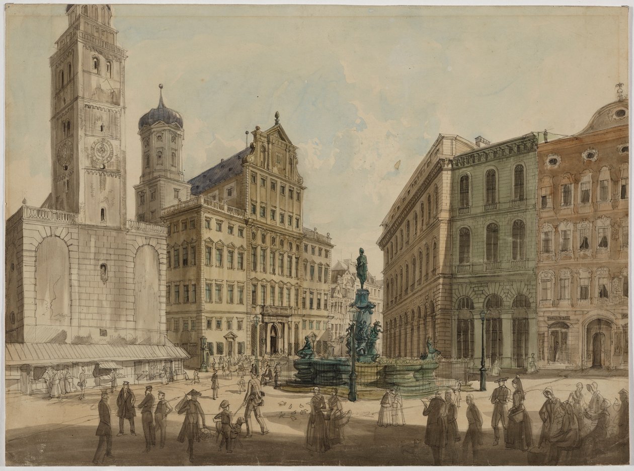 Tour Perlach et hôtel de ville d