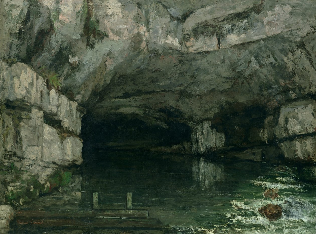 La grotte de la Loue, 1864 - Gustave Courbet