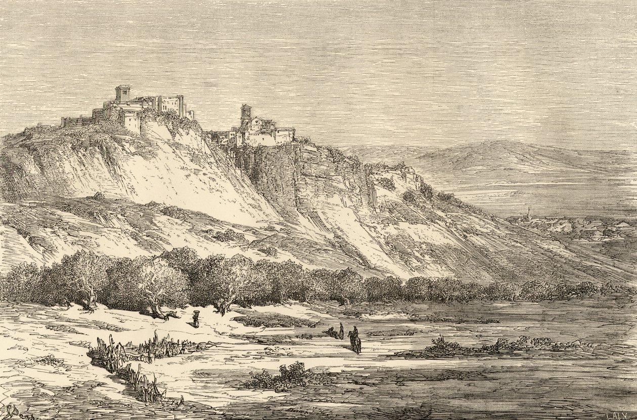 Arcos de la Frontera, Cadix, illustration de 