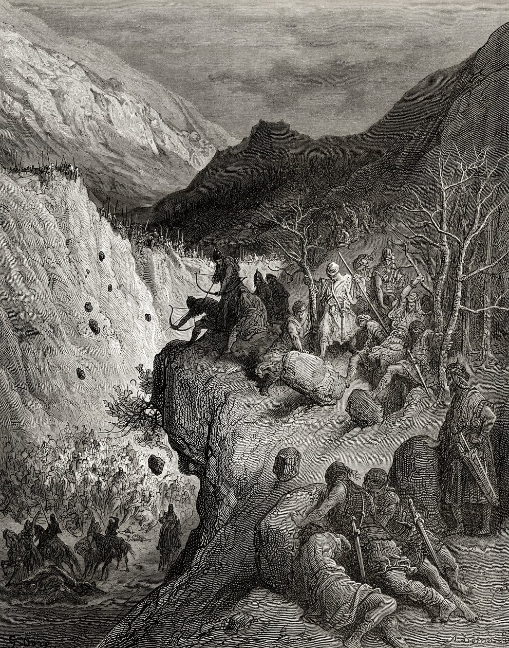 Bernard de Carinthie surpris par des raids turcs, illustration tirée de 