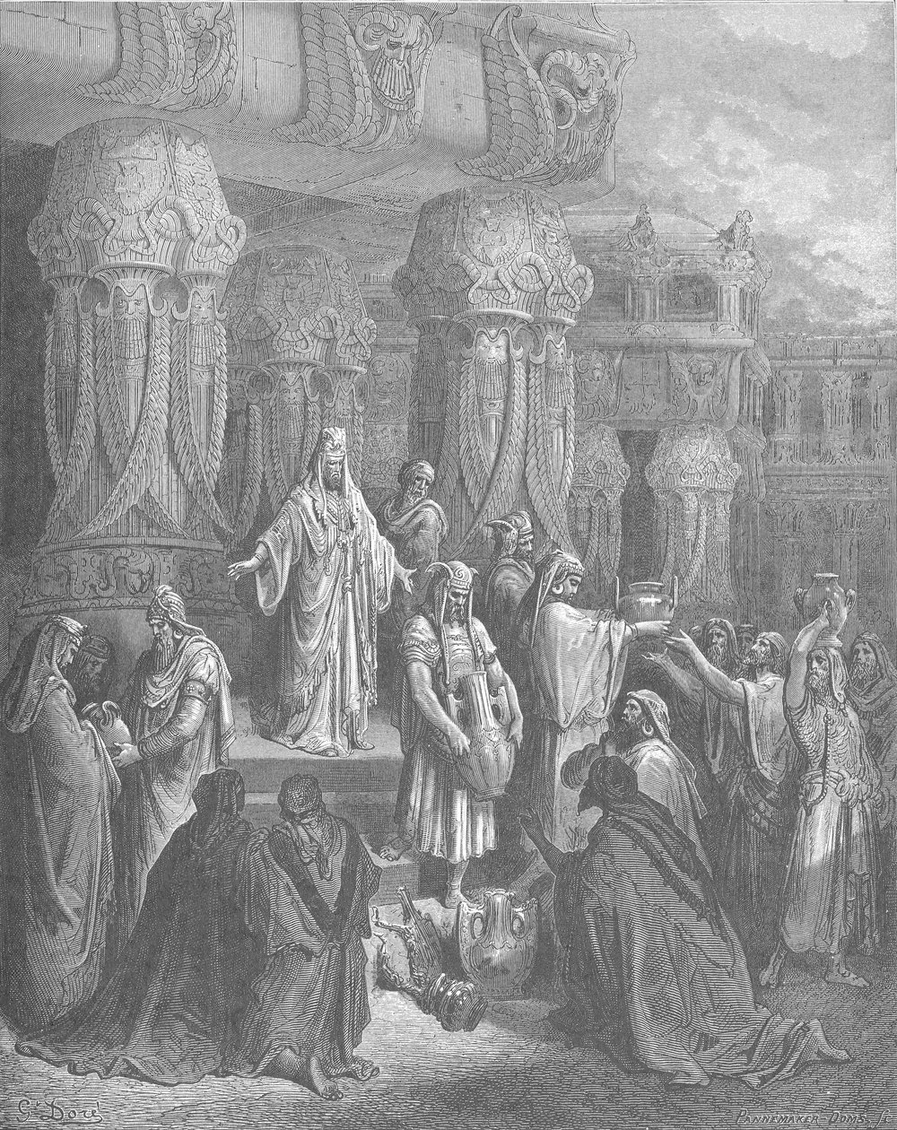 Cyrus restitue les vases du Temple - Gustave Dore