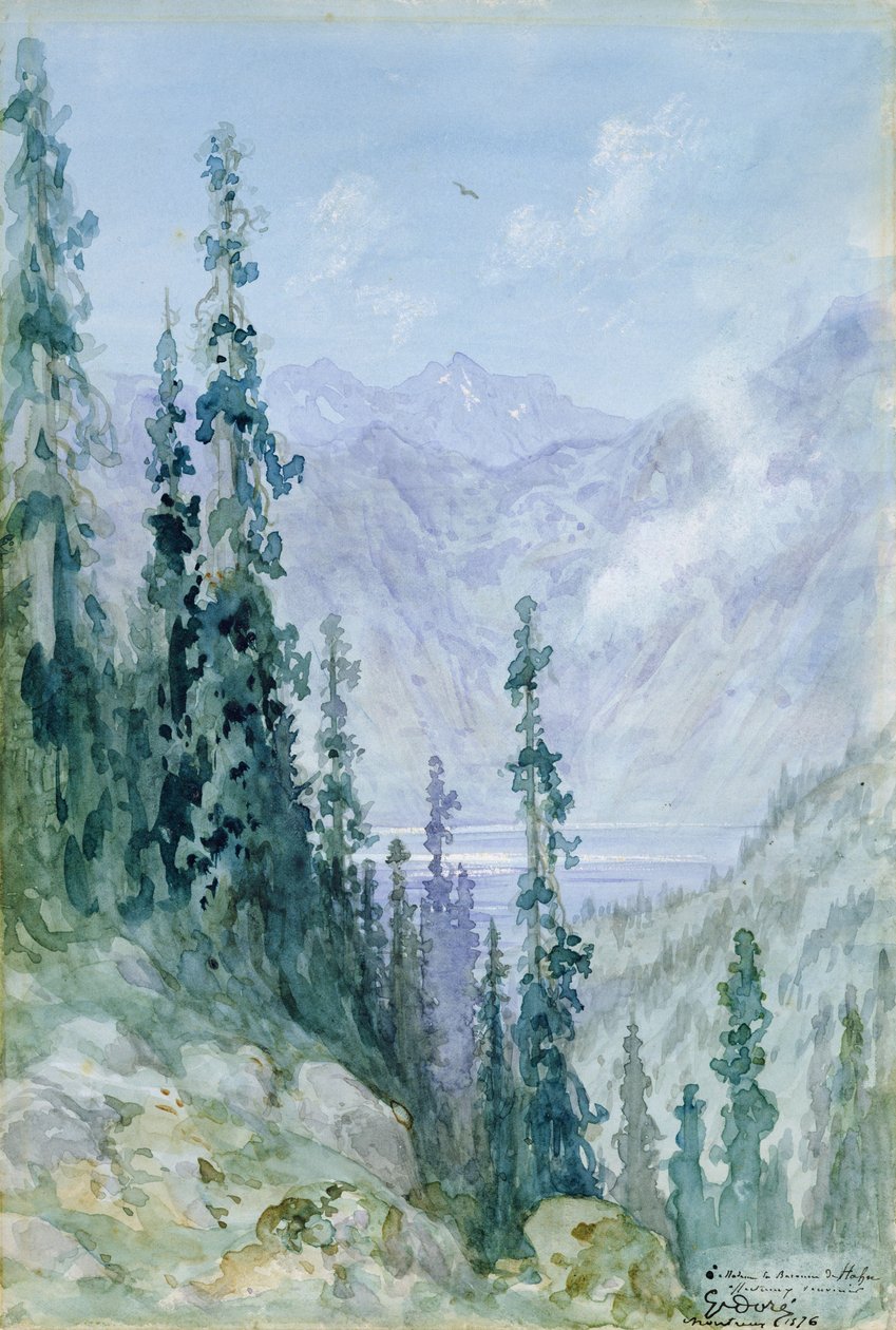 Paysage montagneux, 1876 - Gustave Dore