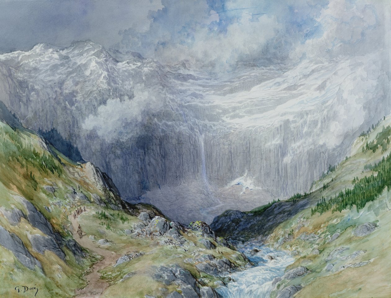 Le Cirque de Gavarnie, 1882 - Gustave Dore