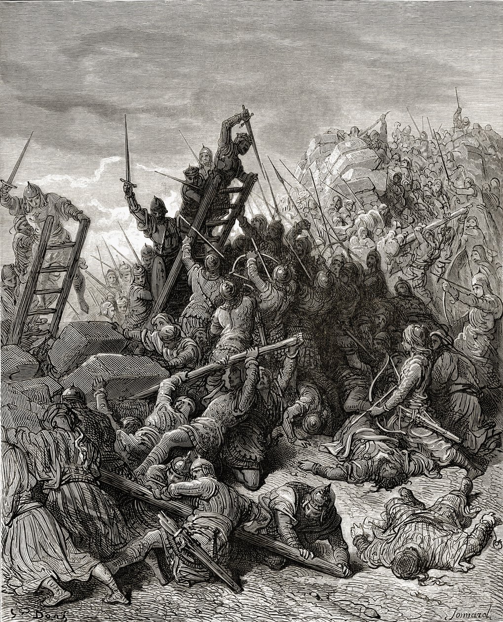 Le siège de Ptolémaïs, illustration de 
