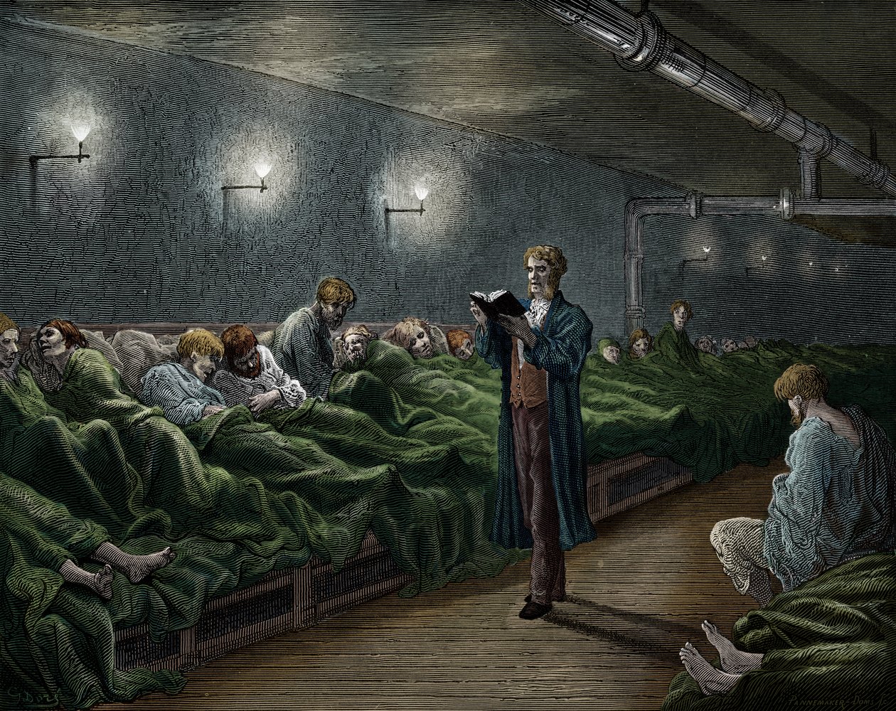 Refuge victorien de Londres par Doré - Gustave Dore