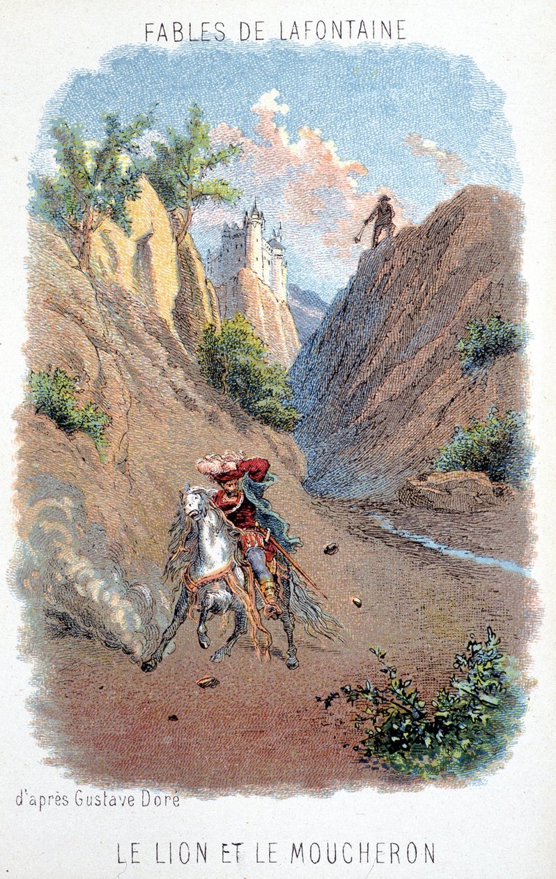 Fables de La Fontaine : Le lion et le moucheron, d