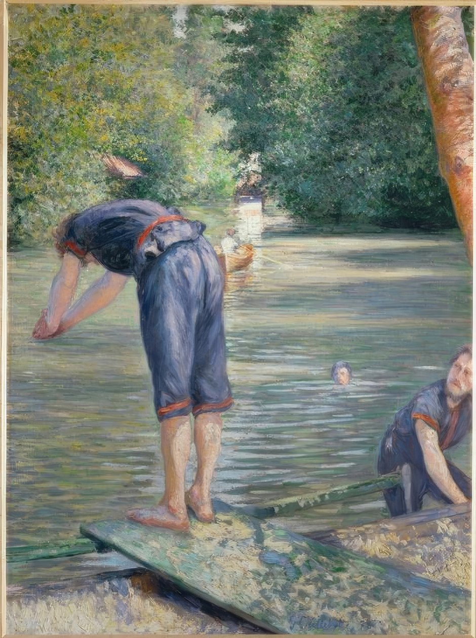 Baigneurs - Gustave Caillebotte