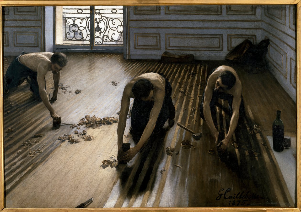 Les racleurs de sol - Gustave Caillebotte