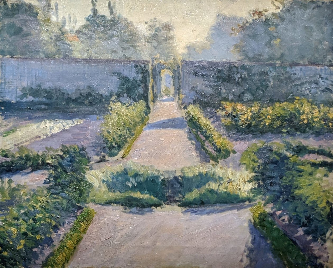 Le Jardin des Cuisines, Yerres" - Gustave Caillebotte
