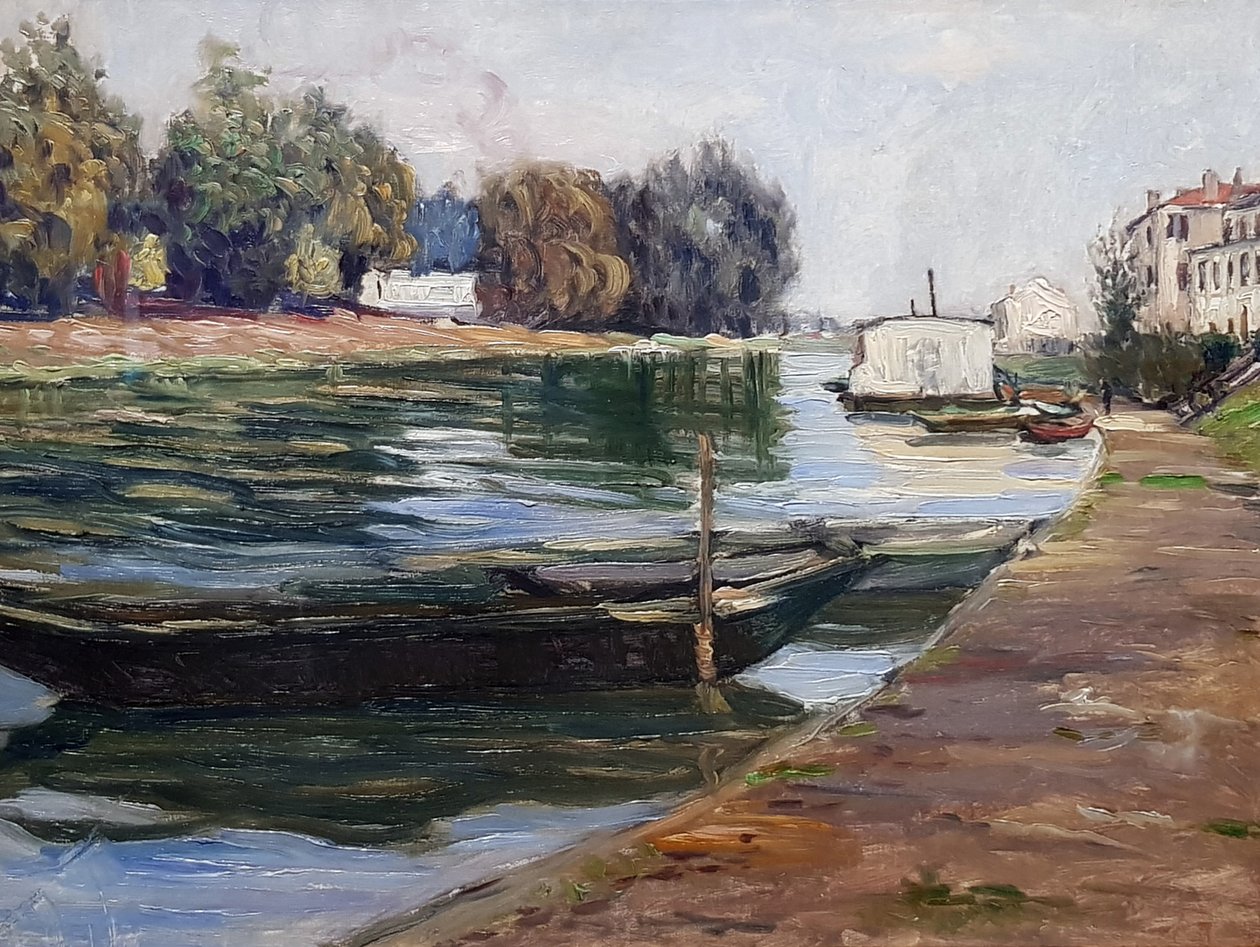 Les berges de la Seine - Gustave Caillebotte