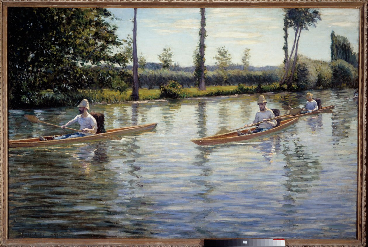 Les périssoires. Peinture par Gustave Caillebotte - Gustave Caillebotte