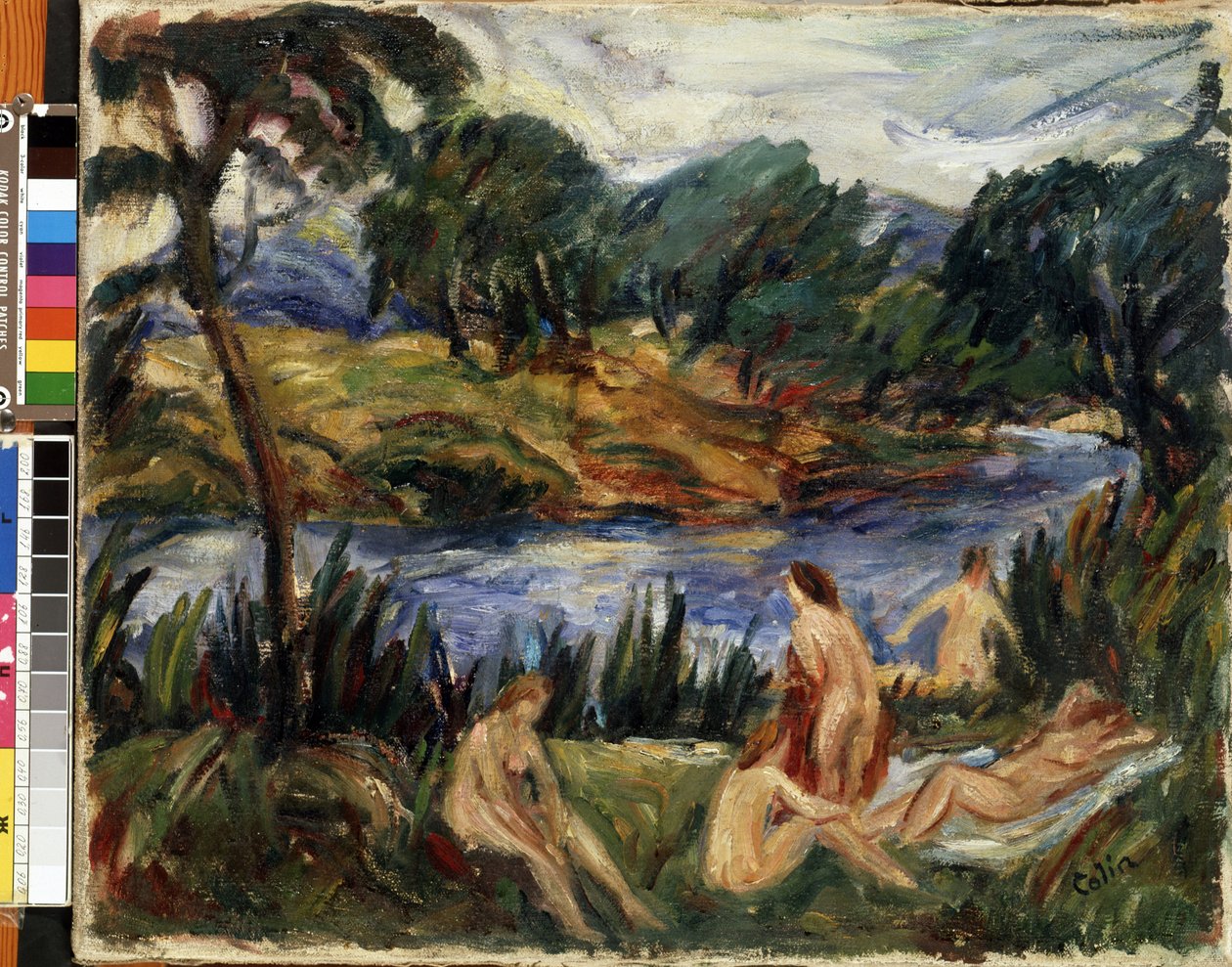 Femmes à la rivière - Gustave Colin