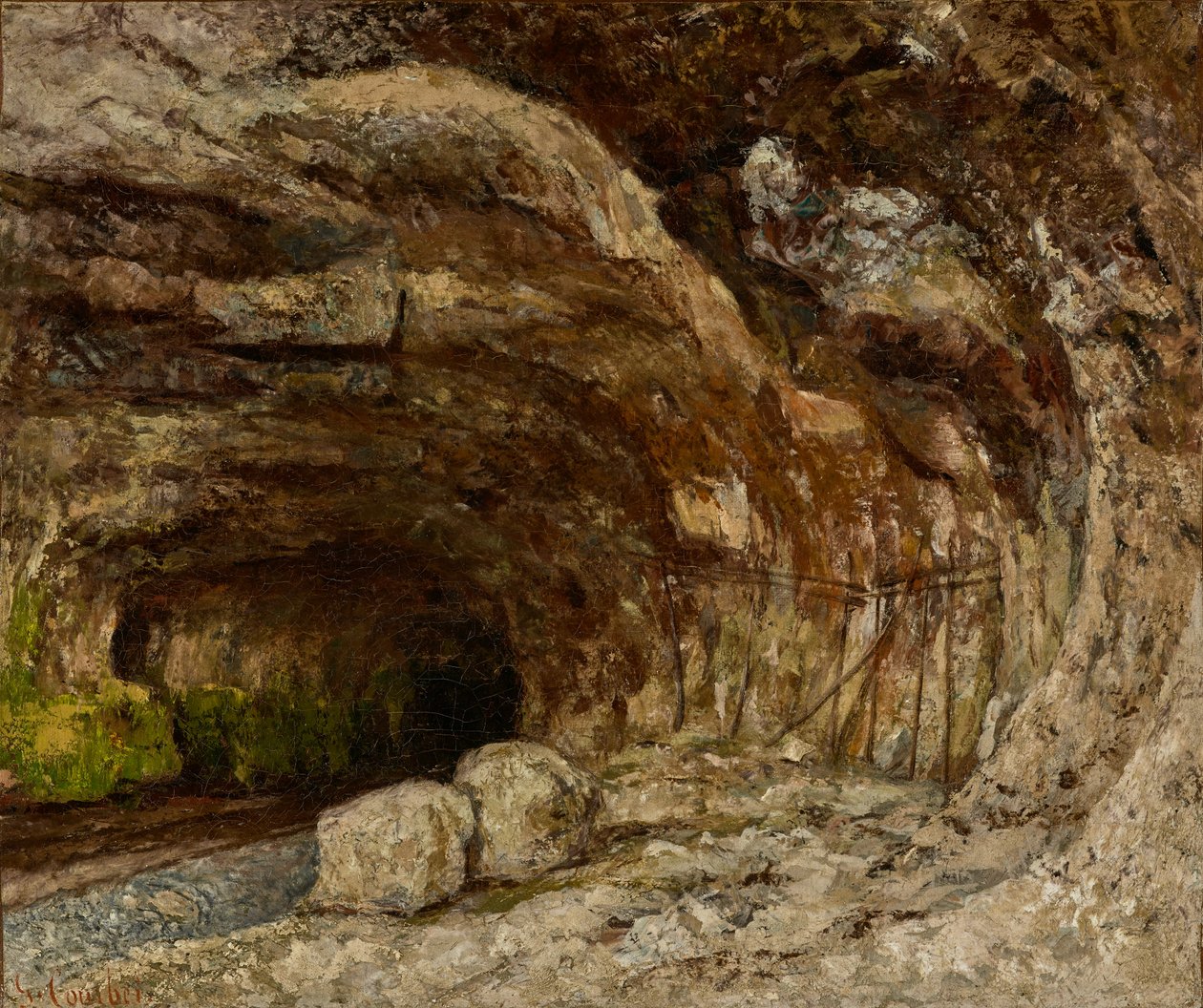 Grotte de Sarrazine près de Nans-sous-Sainte-Anne - Gustave Courbet