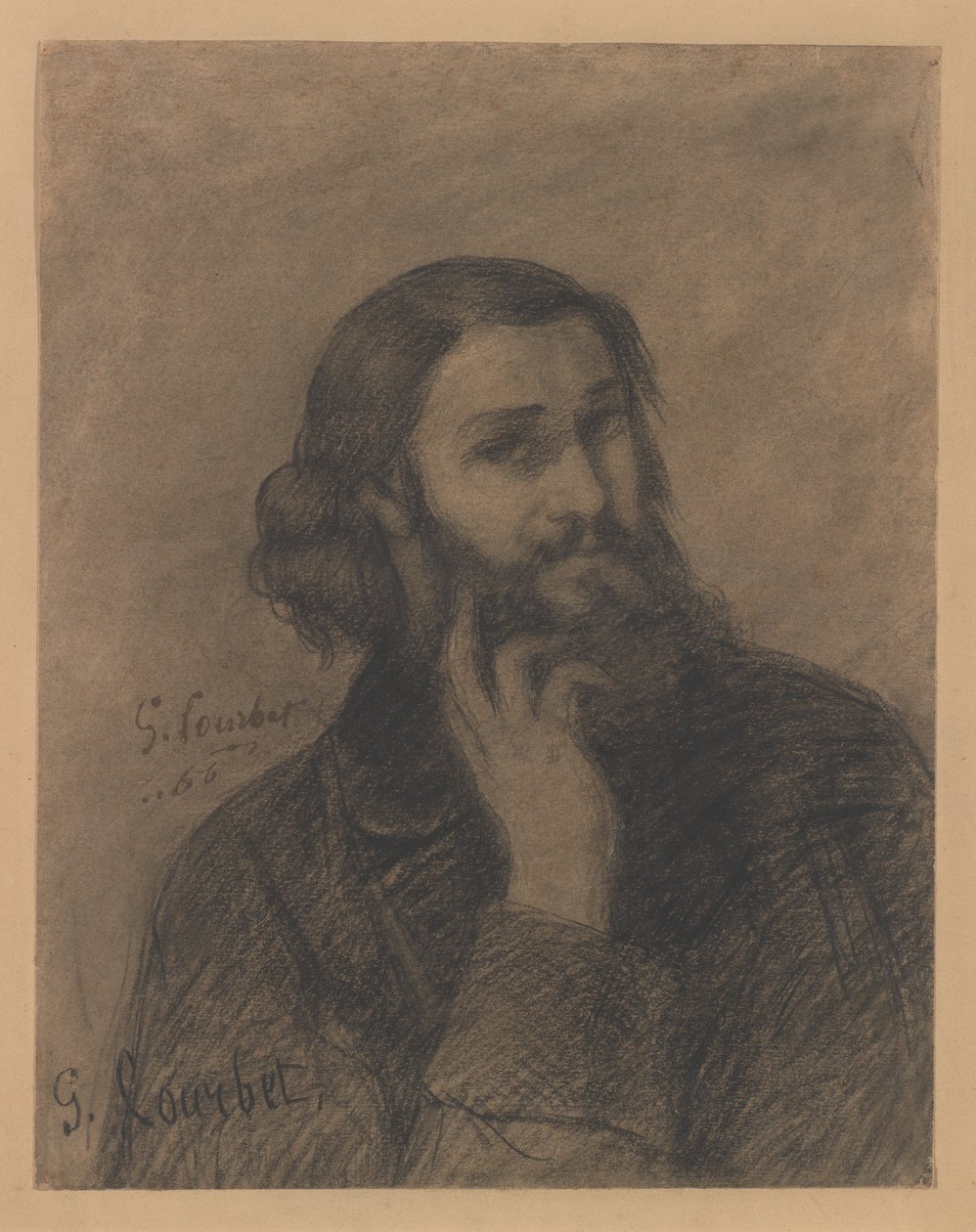 Autoportrait - Gustave Courbet
