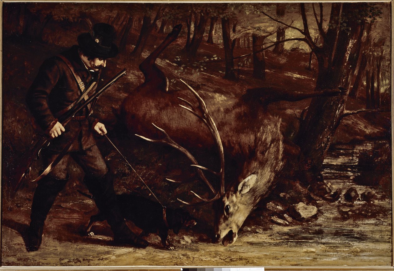 Le chasseur allemand - Gustave Courbet