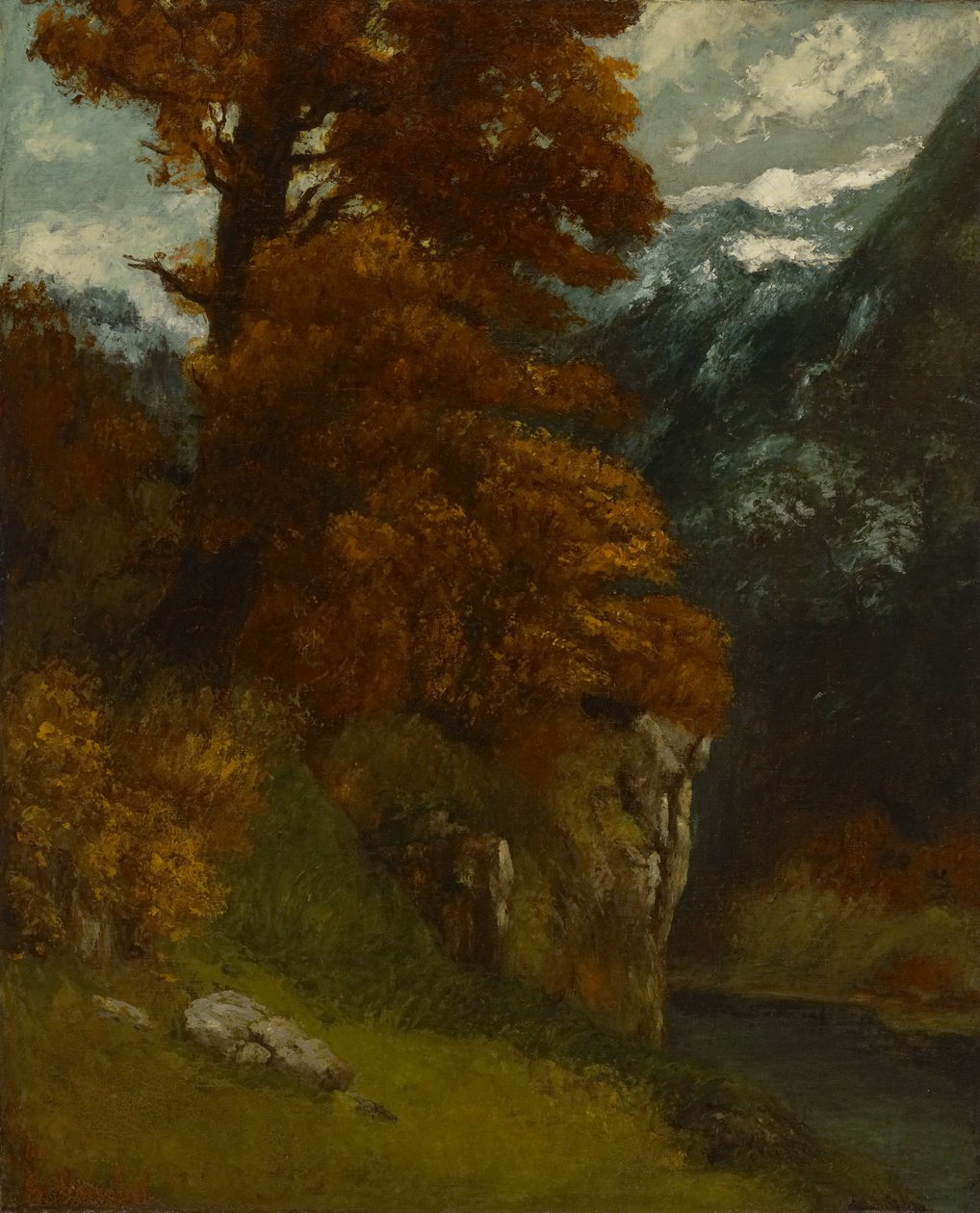 The Glen at Ornans (Bords du Doubs; Effet d