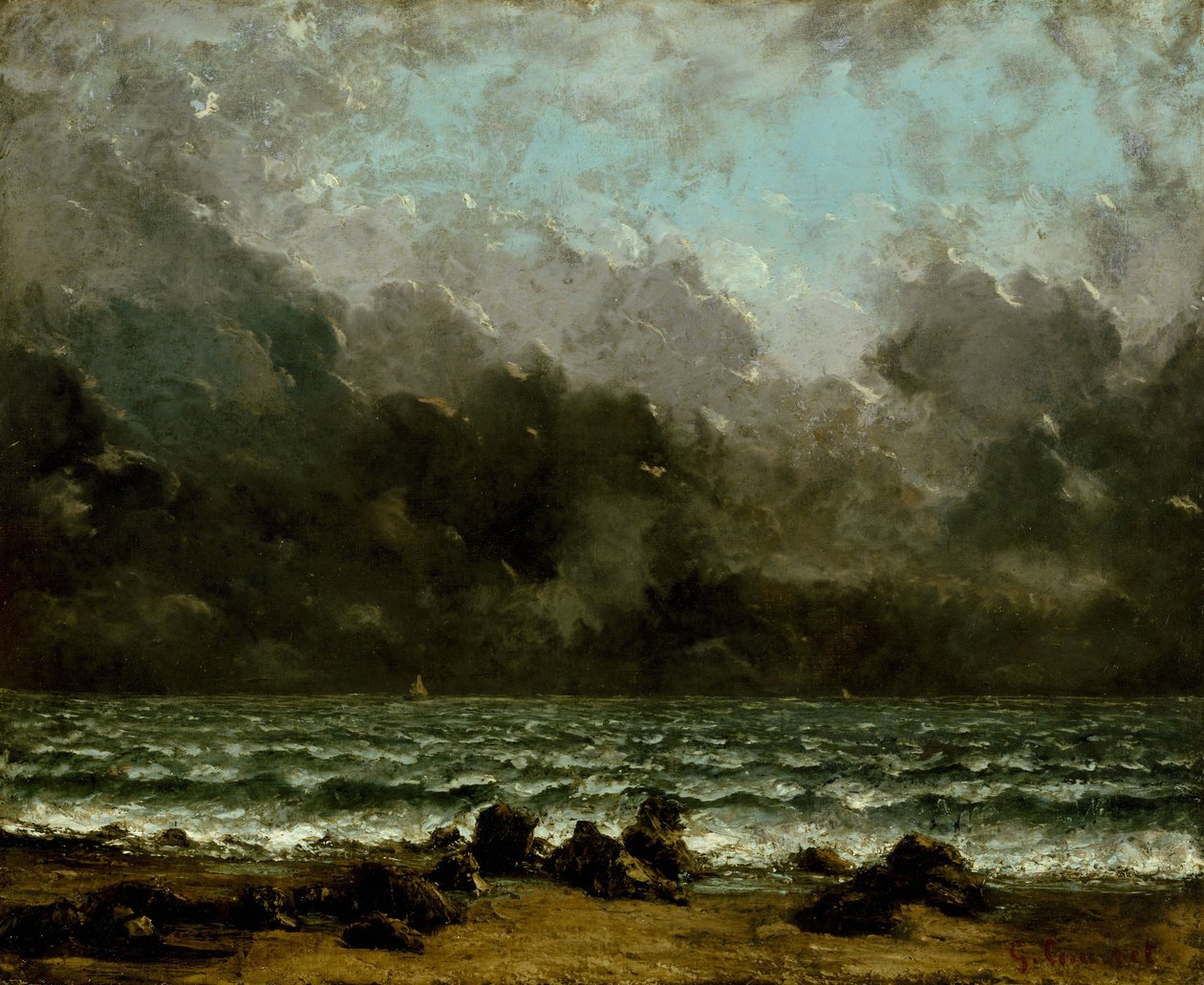 La Mer, c.1865 - Gustave Courbet