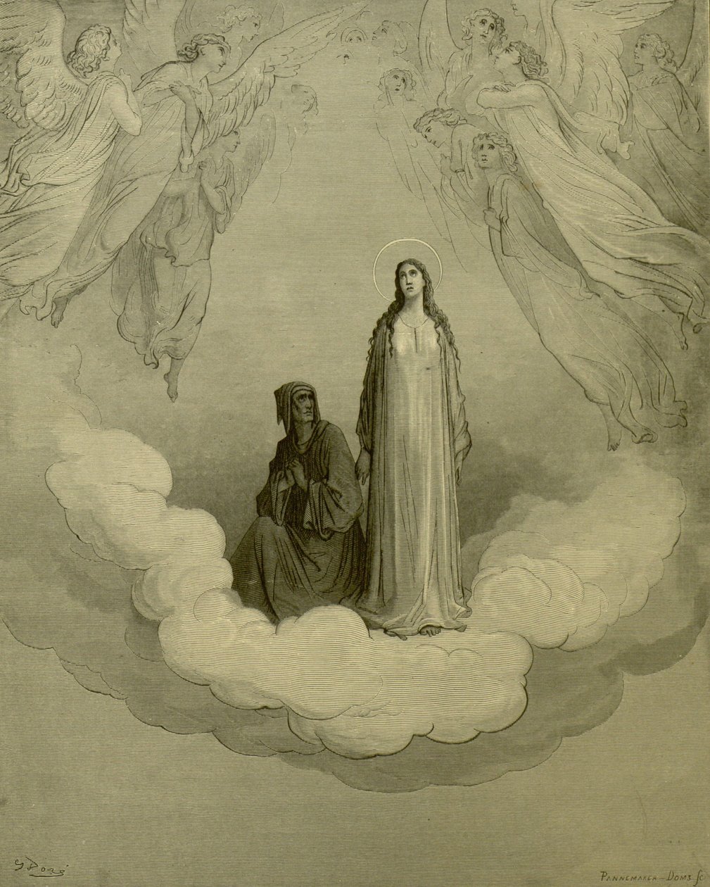 Gustave Doré - Paradiso, c. XXI, v. 1-3 - Gustave Dore