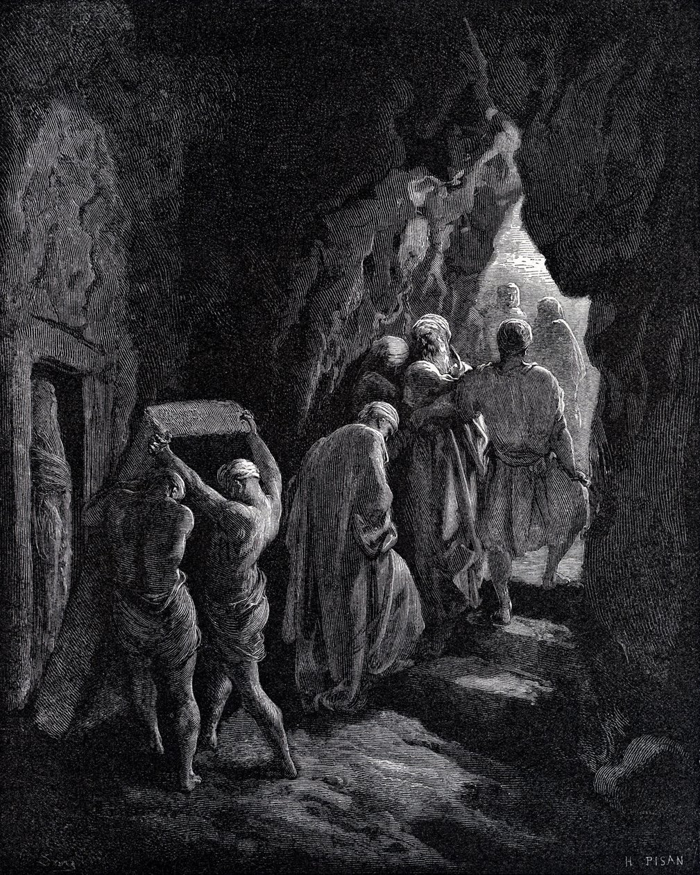 Enterrement de Sarah - Gustave Dore