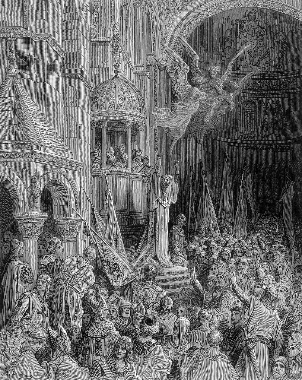 Dandolo prêchant la croisade dans l