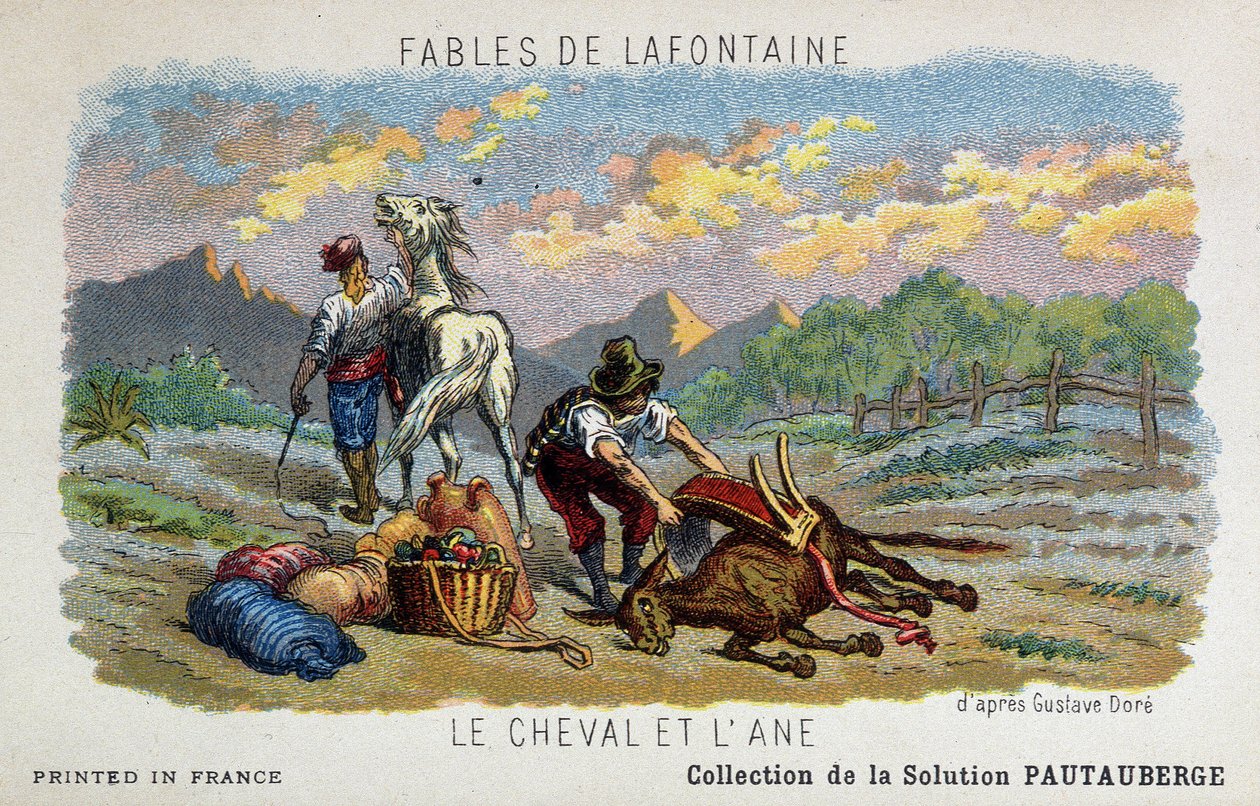 Fable de La Fontaine : le cheval et l