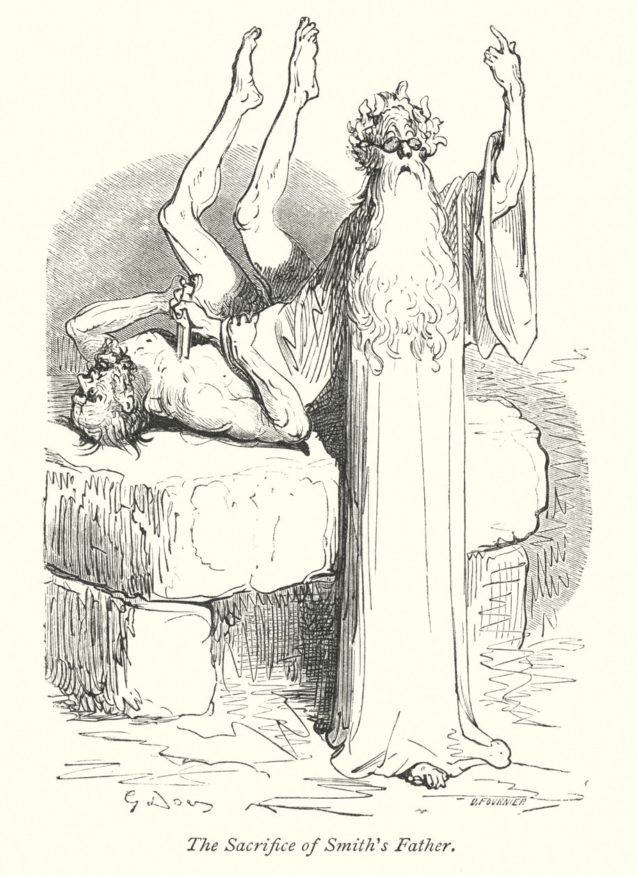 Grand sanglier, forêt de Windsor (gravure) - Gustave Dore