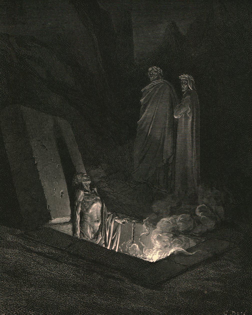 Il, dès que je me tenais au pied des tombes, m
