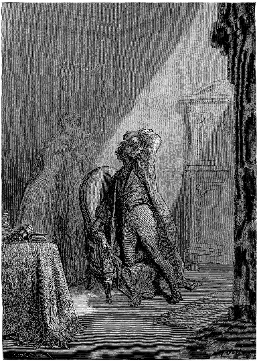 Illustration par Gustave Doré (1832-1883) pour la nouvelle d
