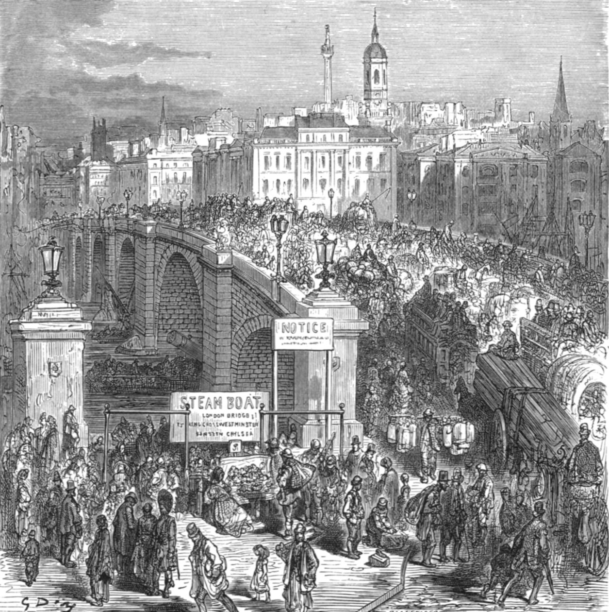 Pont de Londres, 1872 - Gustave Dore