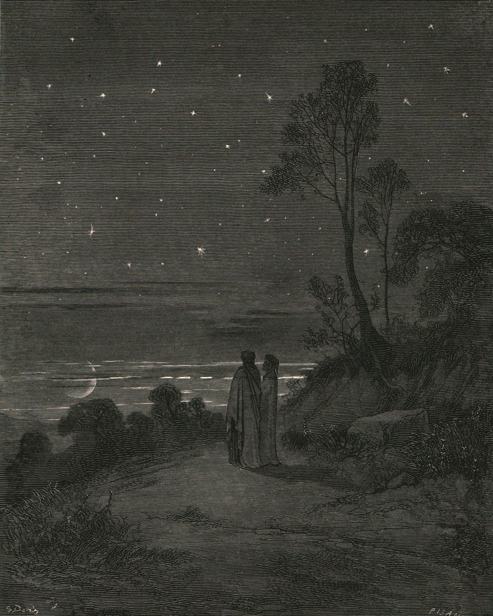 Maintenant le jour déclinait - Gustave Dore