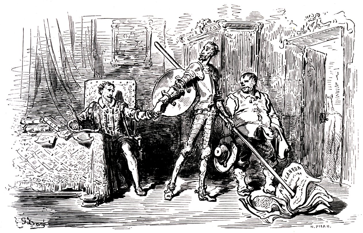 Prologue aux aventures de Don Quichotte - Gustave Dore