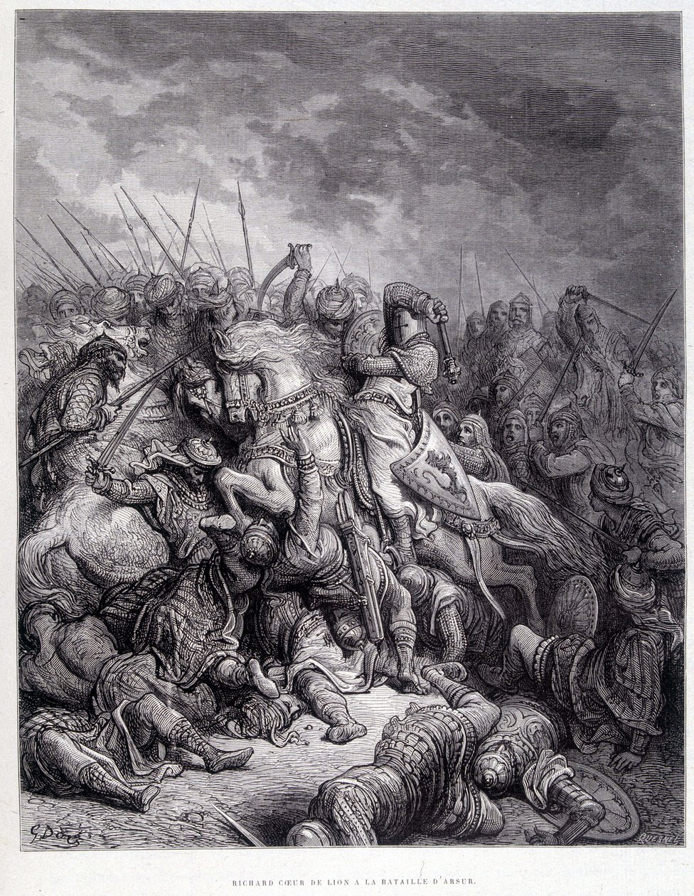 Richard Cœur de Lion à la bataille d