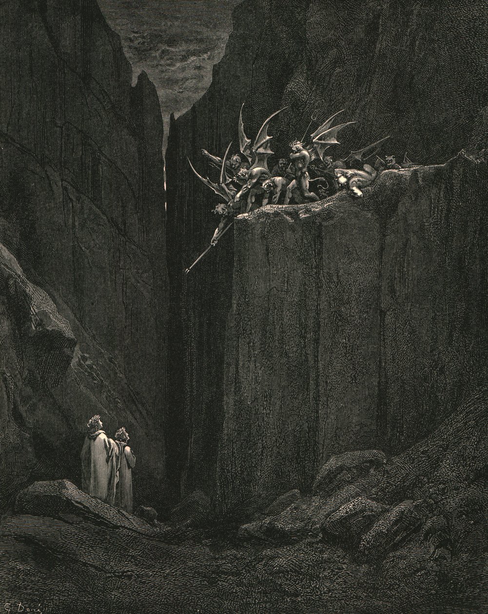 À peine ses pieds avaient-ils atteint le bas du lit, vers 1890 - Gustave Dore