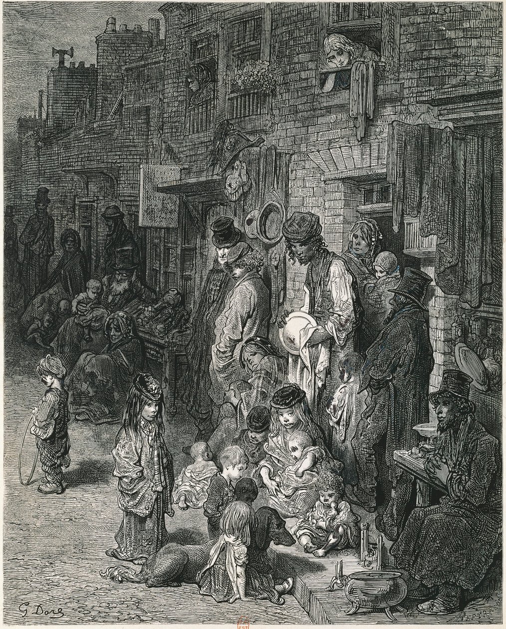 Taudis de Londres - Gustave Dore
