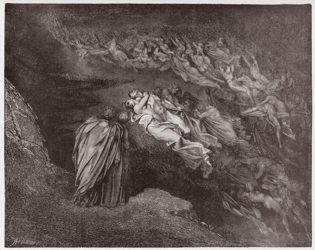 La Divine Comédie, Inferno, Chant 5 : L