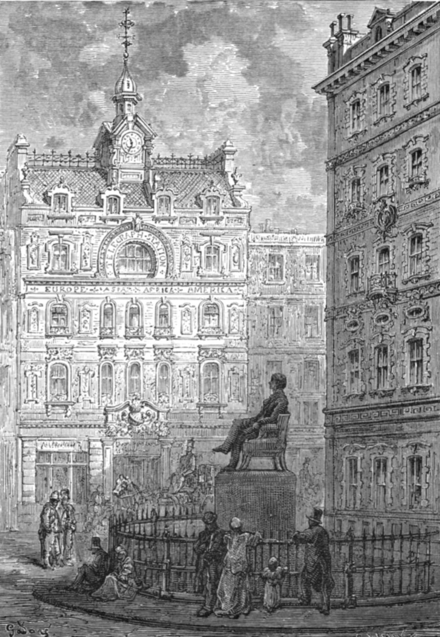 Le monument à George Peabody, 1872 - Gustave Dore