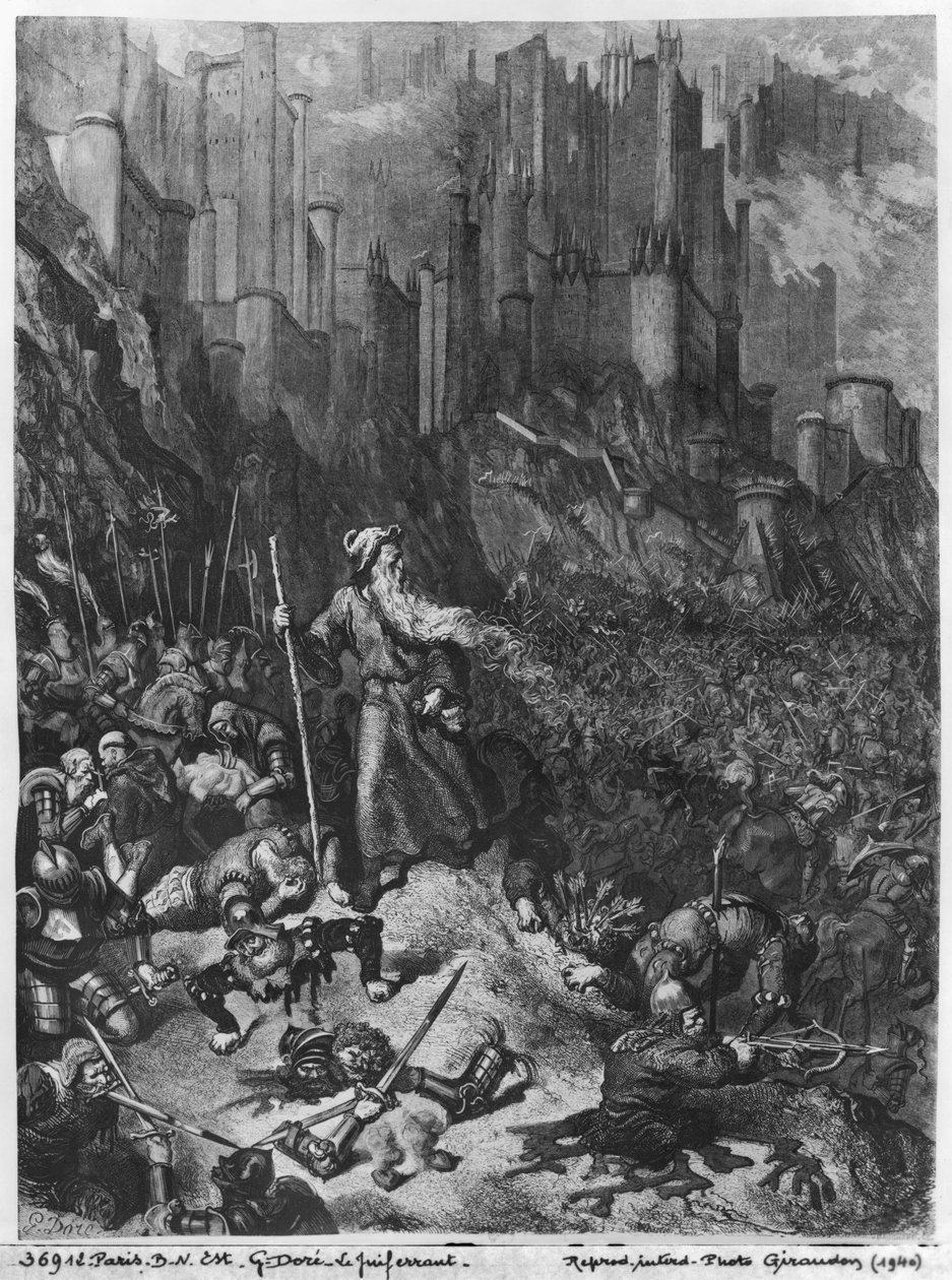 Le Juif errant, gravé par Félix Jean Gauchard - Gustave Dore