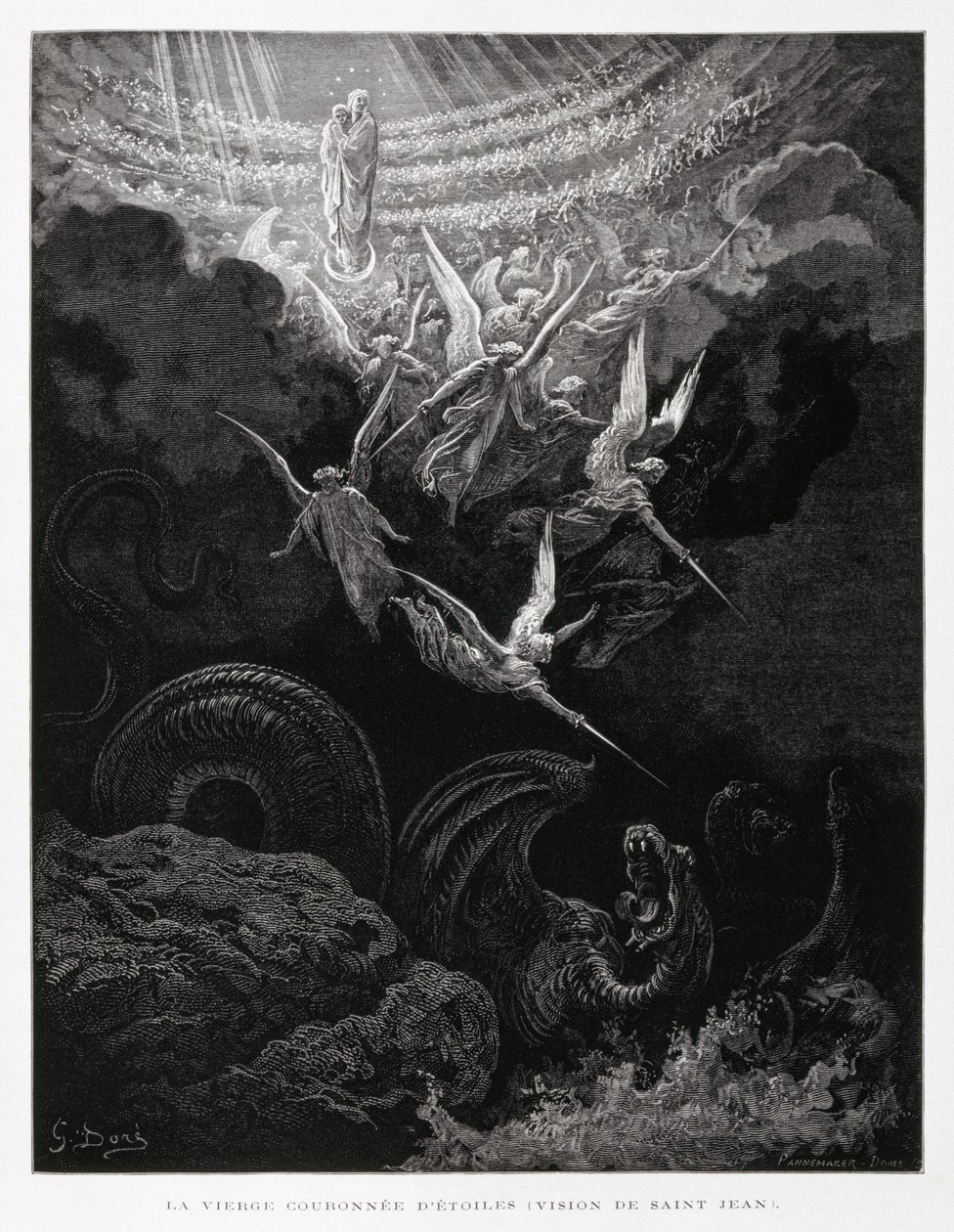Le couronnement de la Vierge - Gustave Dore