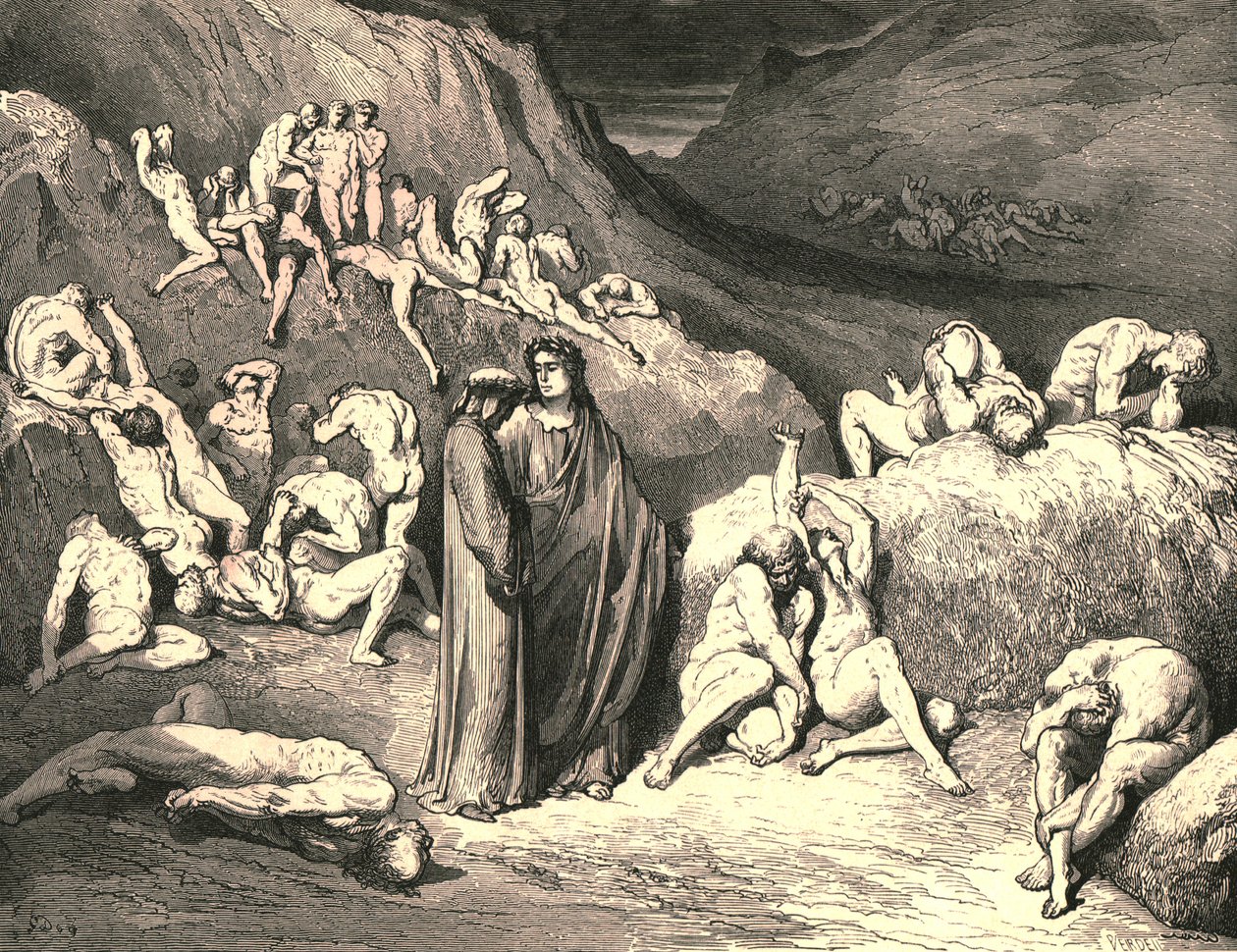 La croûte est venue tirée de dessous en flocons, vers 1890 - Gustave Dore