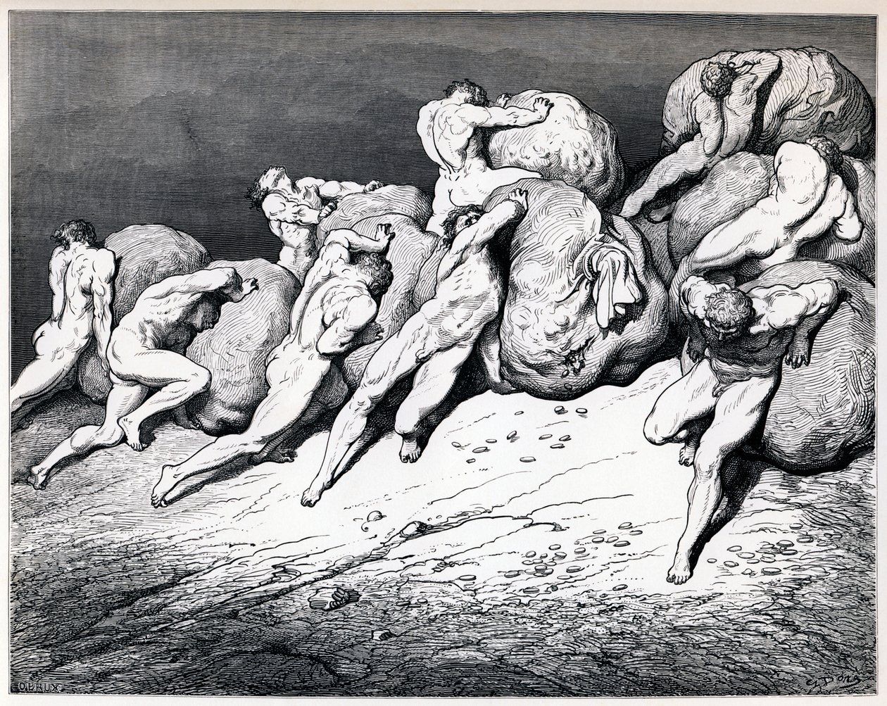 Les thésauriseurs et les gaspilleurs - Gustave Dore
