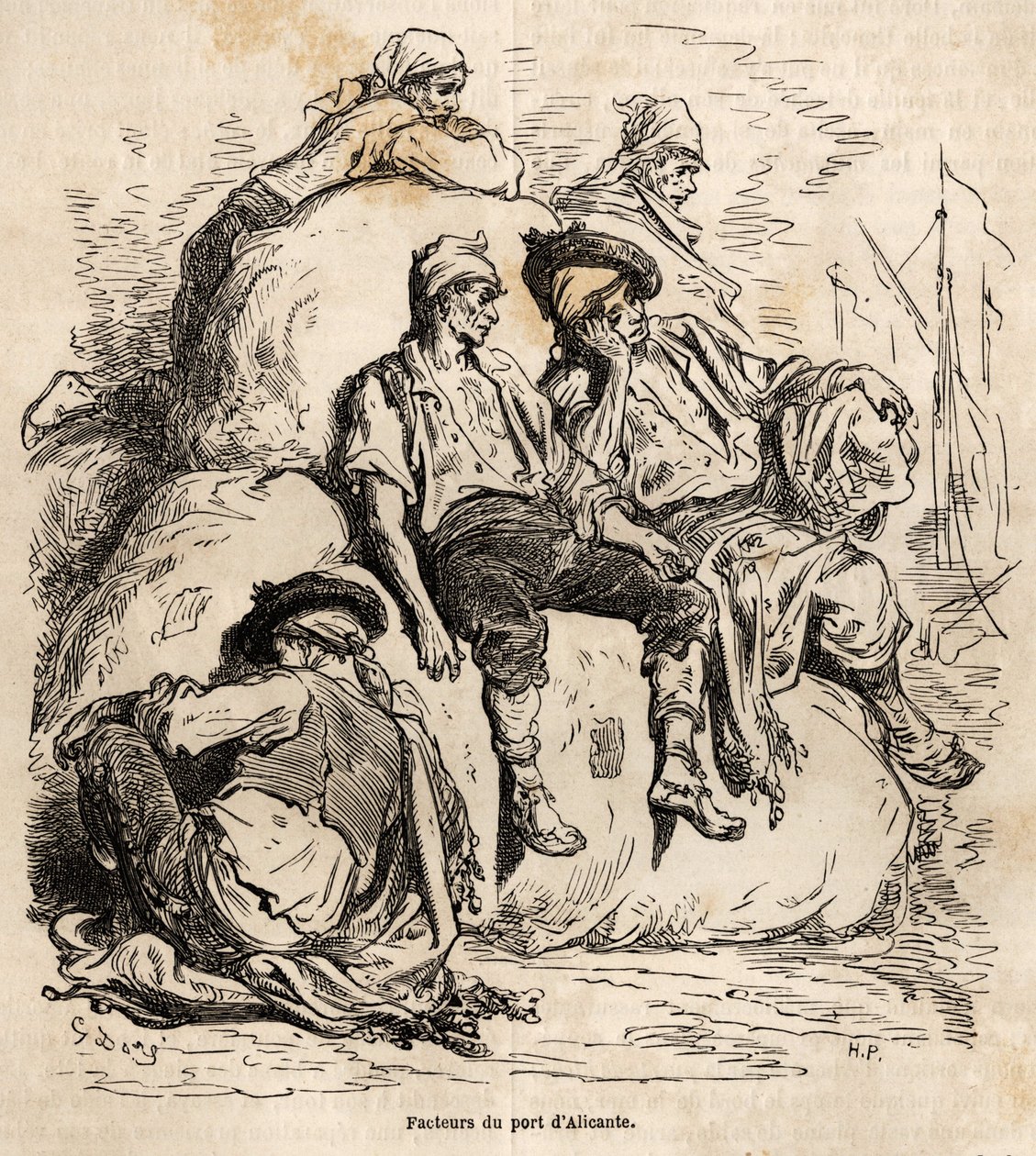 La sieste des porteurs du port d