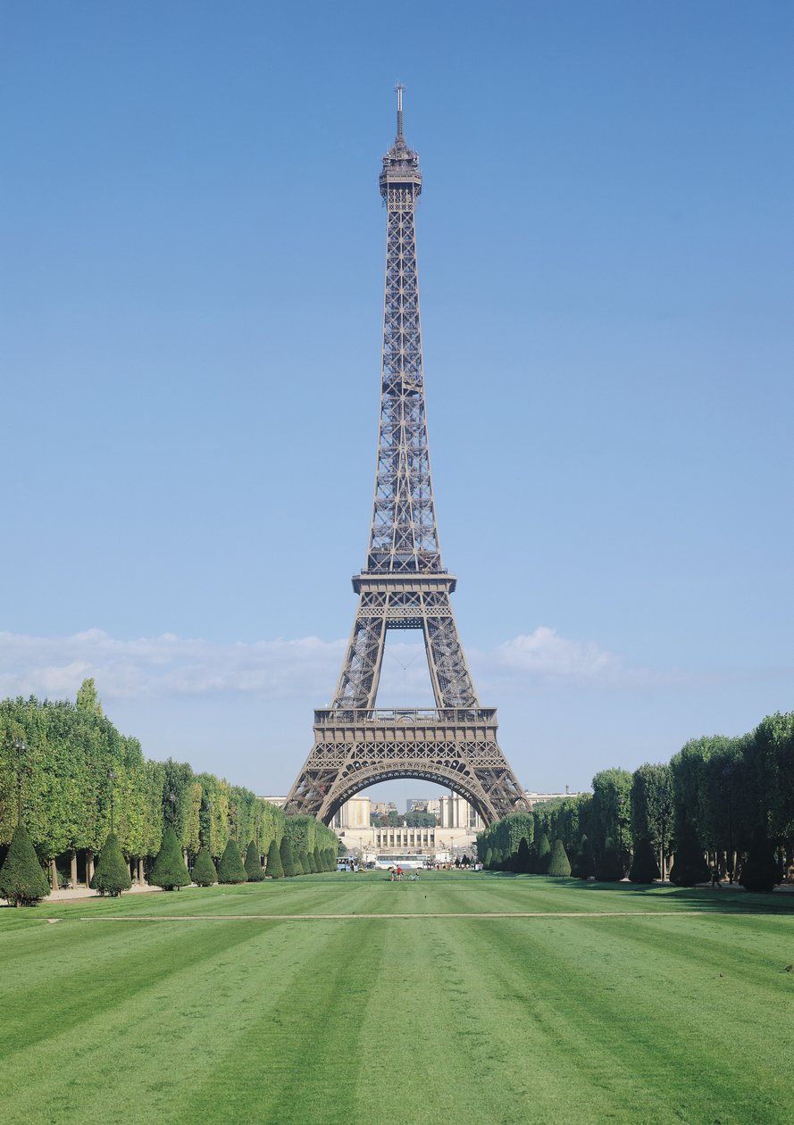 La Tour Eiffel, vue vers le Palais de Chaillot, construite 1887-89 - Gustave Eiffel