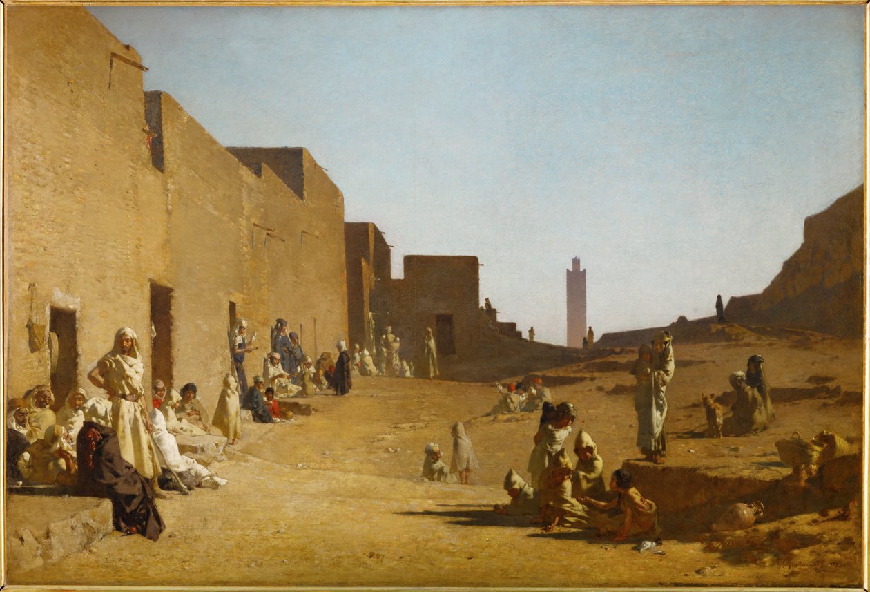 Laghouat, Sahara, Algérie (peinture sur toile) - Gustave Guillaumet