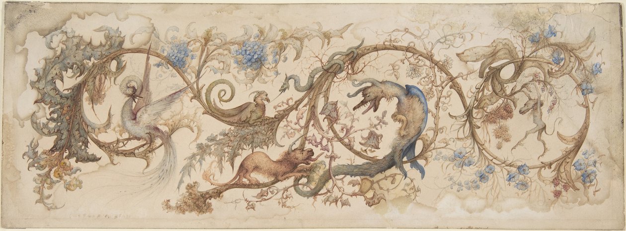 Allégorie des vices, 1840-98 - Gustave Gustave Moreau,Moreau